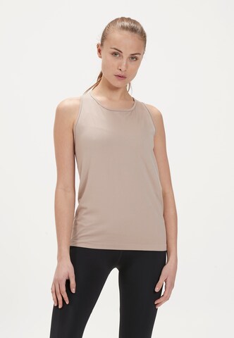 Athlecia Sporttop in Beige: voorkant