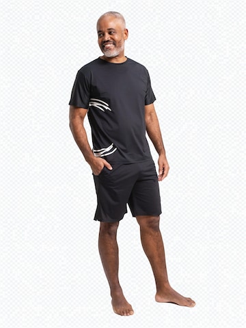 Baggy Pantalon de sport HACOY en noir