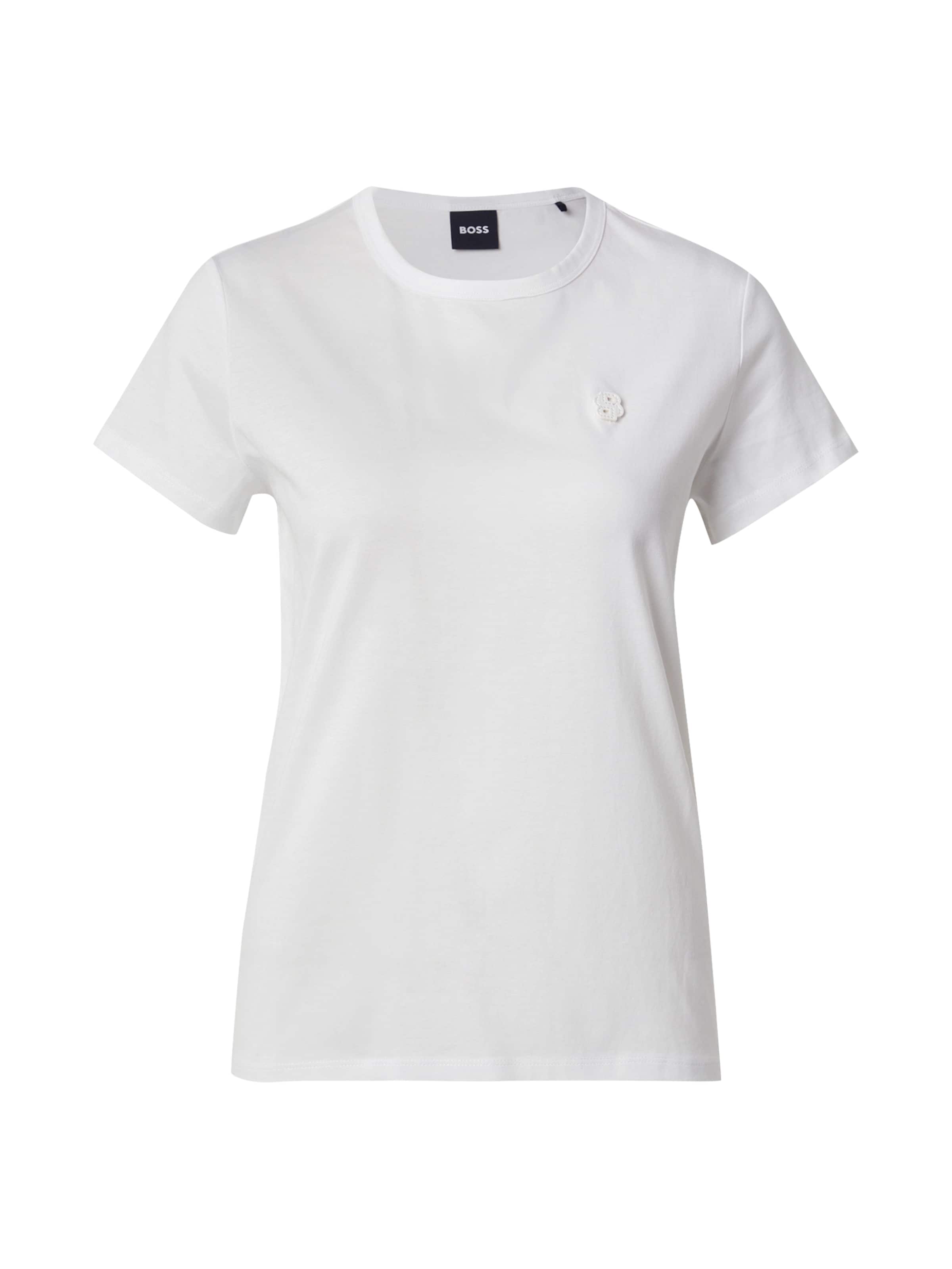 BOSS - Camiseta 'Eventsa8' en blanco: frente