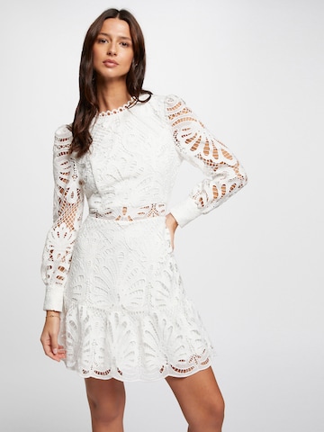 Morgan Dress in White: front