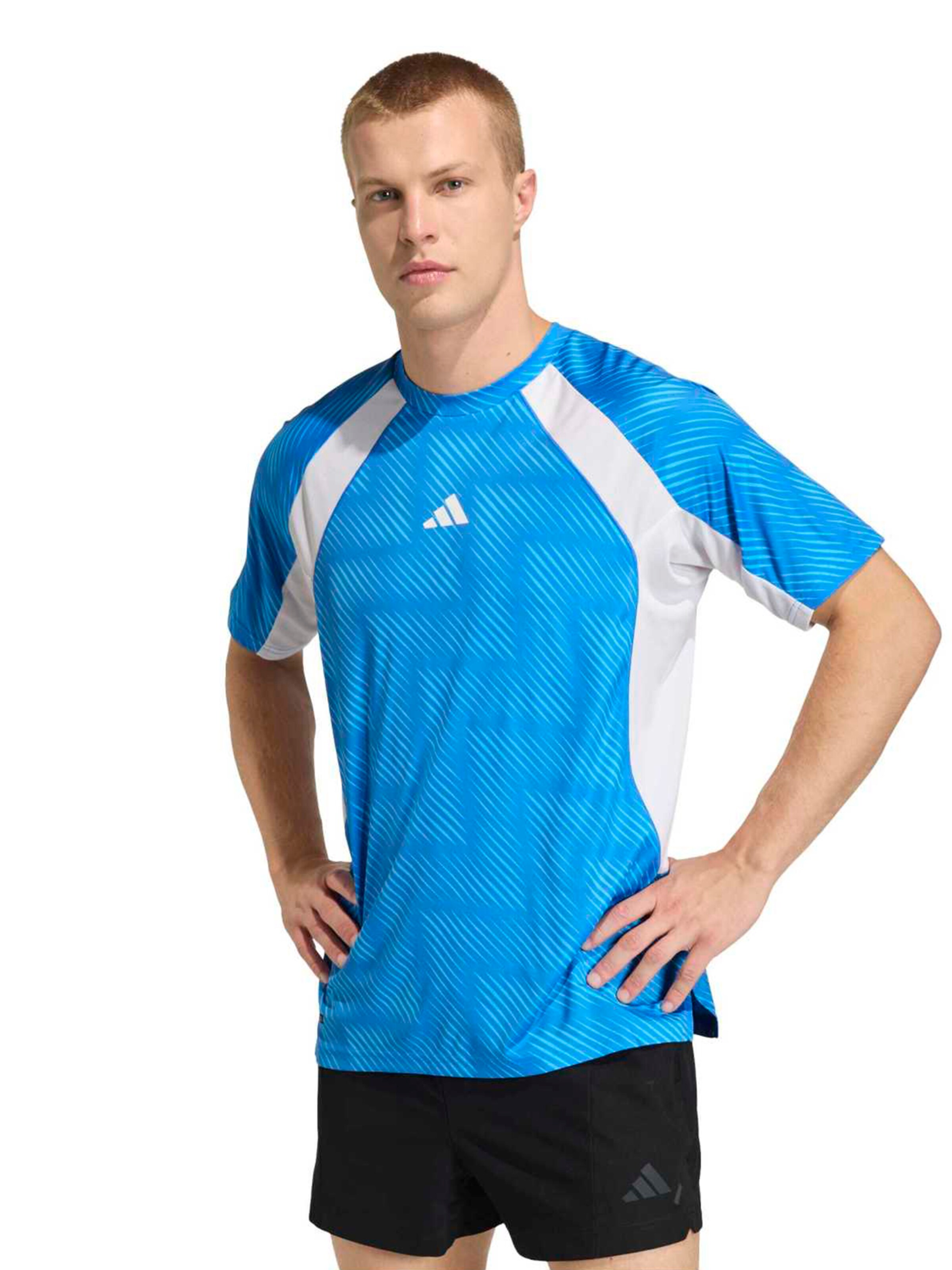 ADIDAS PERFORMANCE Funktionstopp i blå: framsida