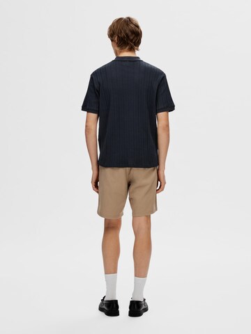 SELECTED HOMME Poloshirt 'Jaden' in Blau