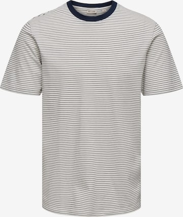 Only & Sons T-Shirt 'ONSFRED' in Beige: Vorderseite