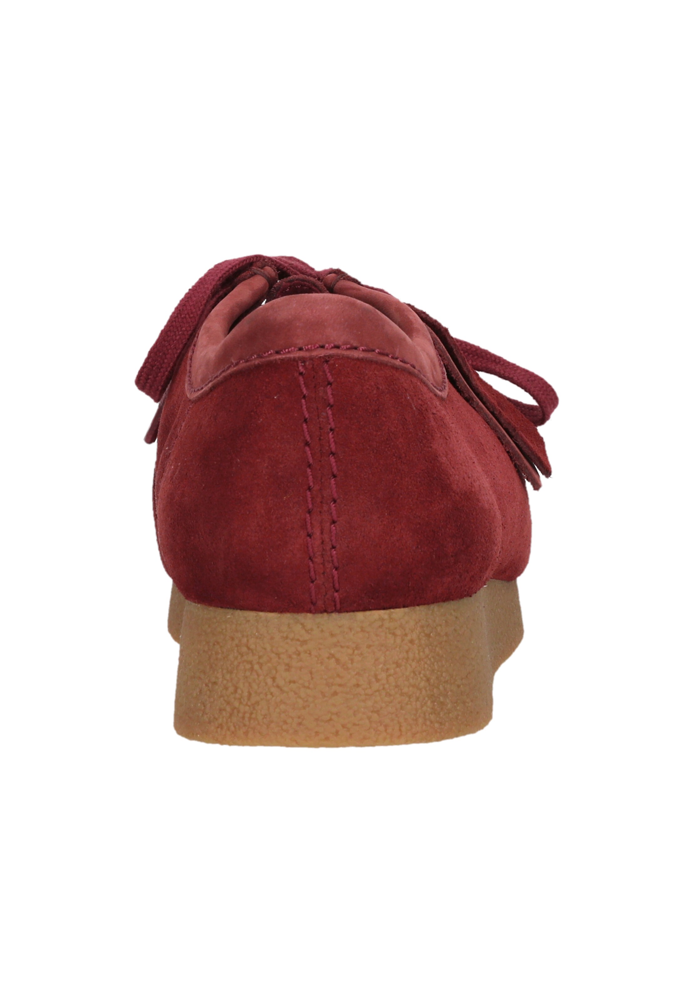 CLARKS Veterschoen 'WallabeeEVO' in Rood