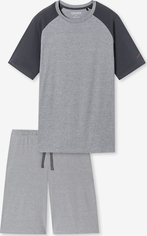Pyjama court ' 95/5 Nightwear ' SCHIESSER en gris : devant