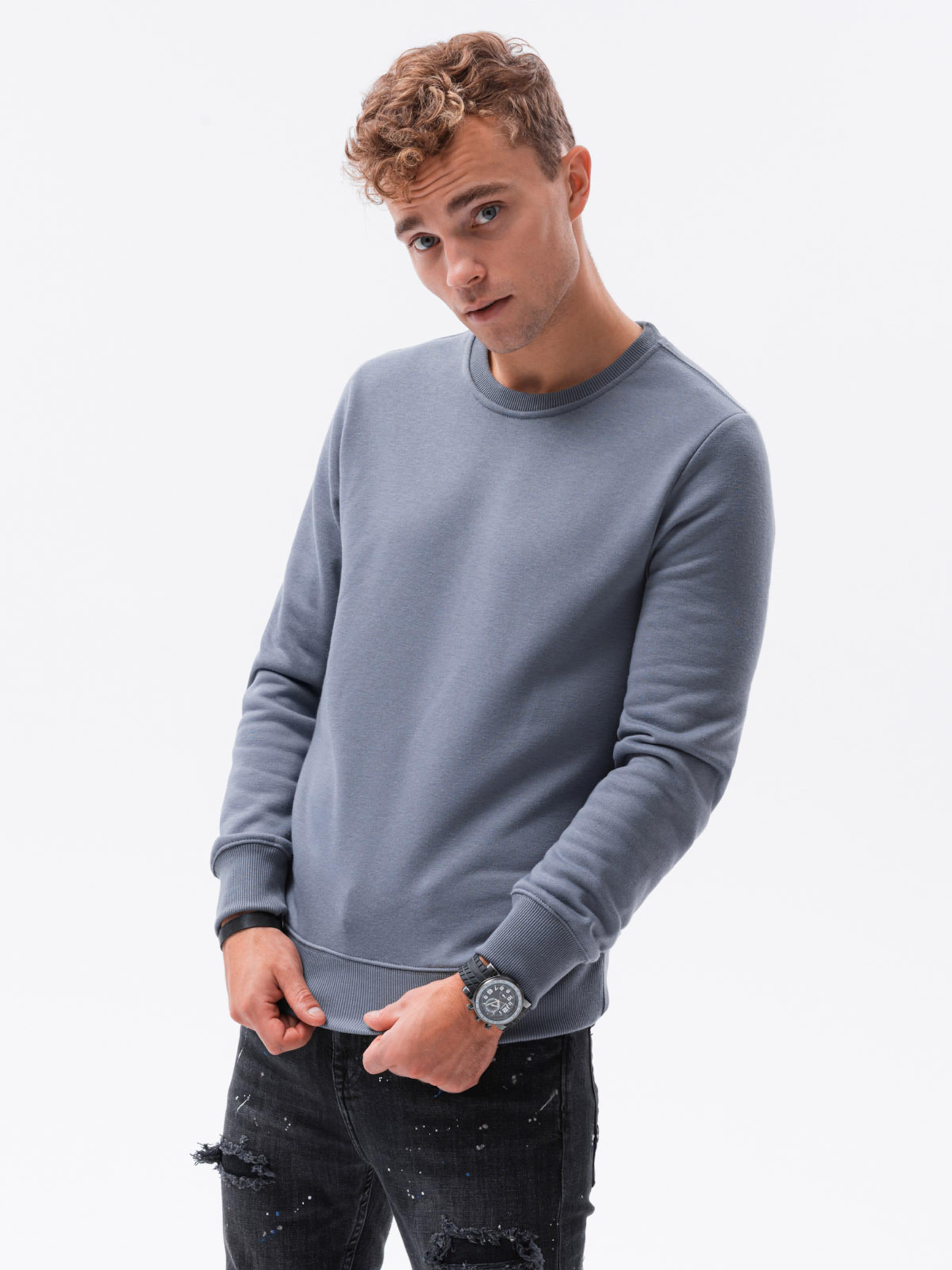 Ombre Sweatshirt B978 in Smoke Blue ABOUT YOU