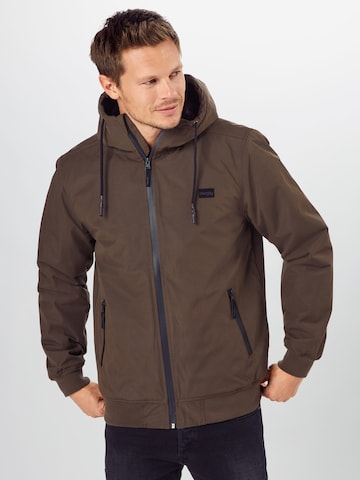 Iriedaily Regular Fit Jacke 'Nilas' in Grün: Vorderseite