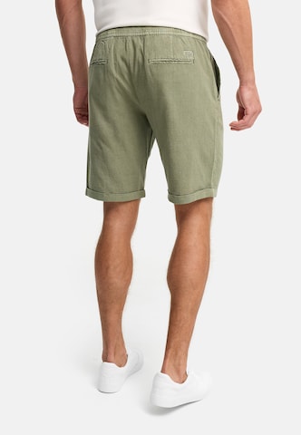 INDICODE JEANS Regular Chino trousers ' Tryto ' in Green