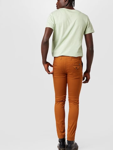 Slimfit Pantaloni eleganți 'Mott' de la SCOTCH & SODA pe maro