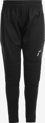 REUSCH Slimfit Športne hlače 'Contest II' | črna barva: sprednja stran