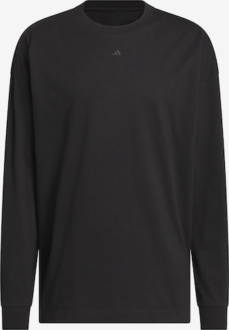 T-Shirt fonctionnel 'Basketball Long Sleeve (Gender Neutral)' ADIDAS PERFORMANCE en noir : devant