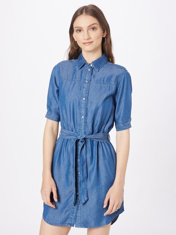 Pepe Jeans Shirt Dress in Blue: front