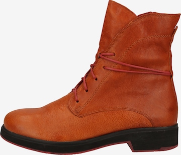 THINK! Lace-Up Ankle Boots in Brown