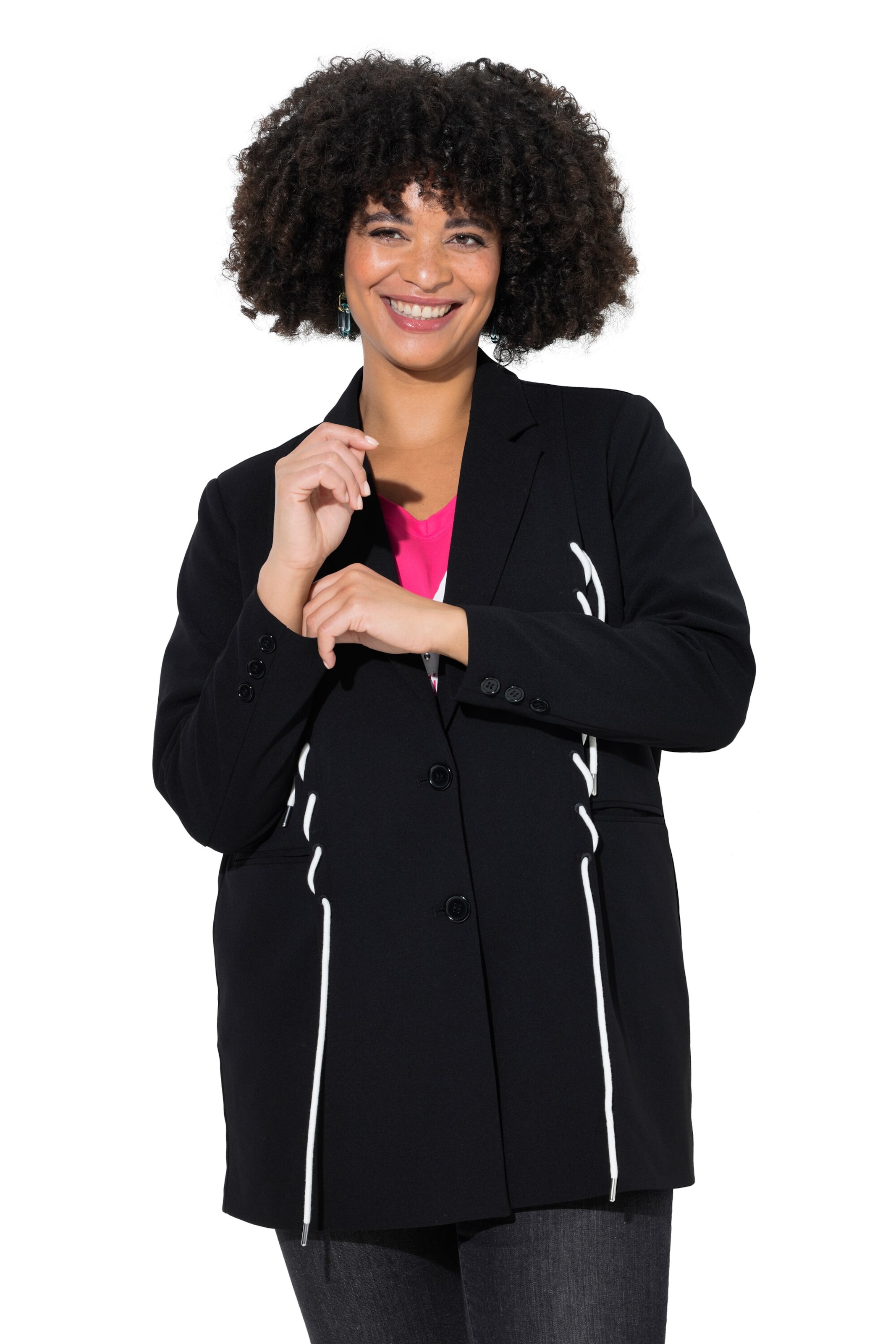 Angel of Style Blazers in Zwart: voorkant