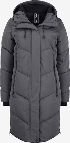 Oxmo Winter Coat 'Juna' in Grey: front