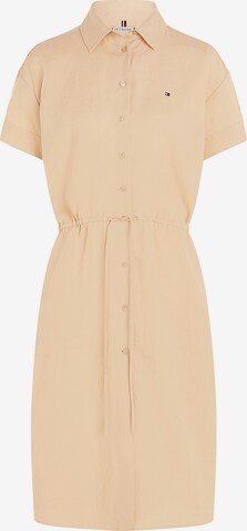 TOMMY HILFIGER Shirt Dress in Beige: front