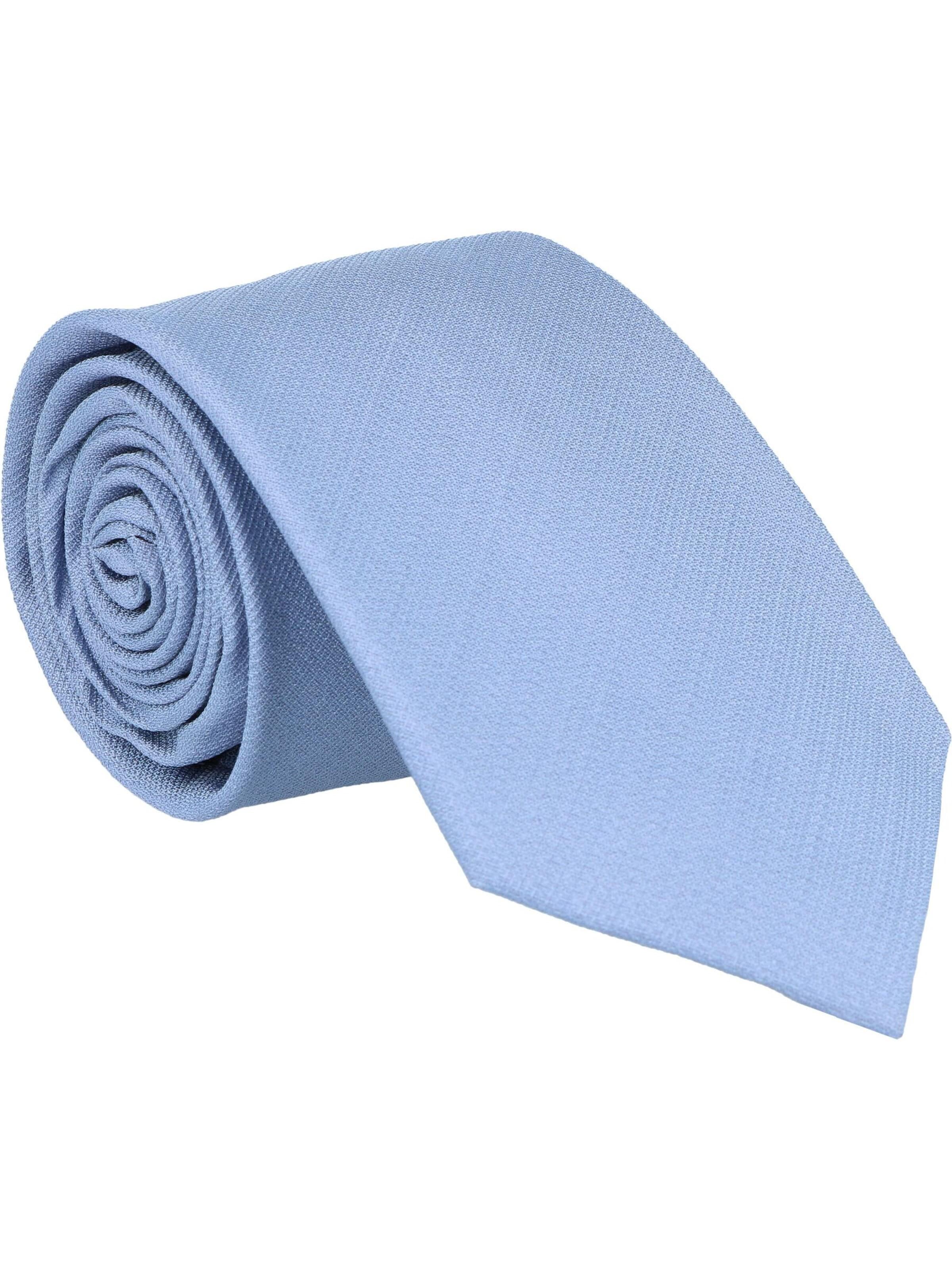 WILLEN Krawatte 'Uni Struktur'‌‌‌‌‌‌‌‌‌‌ in Blau: Vorderseite