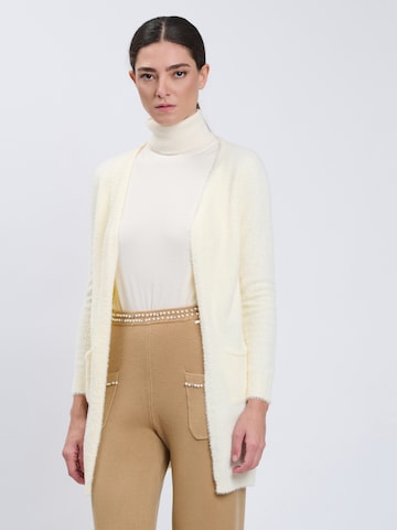 Influencer - Cárdigan en beige: frente