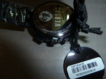 VERSACE Analog watch in Black