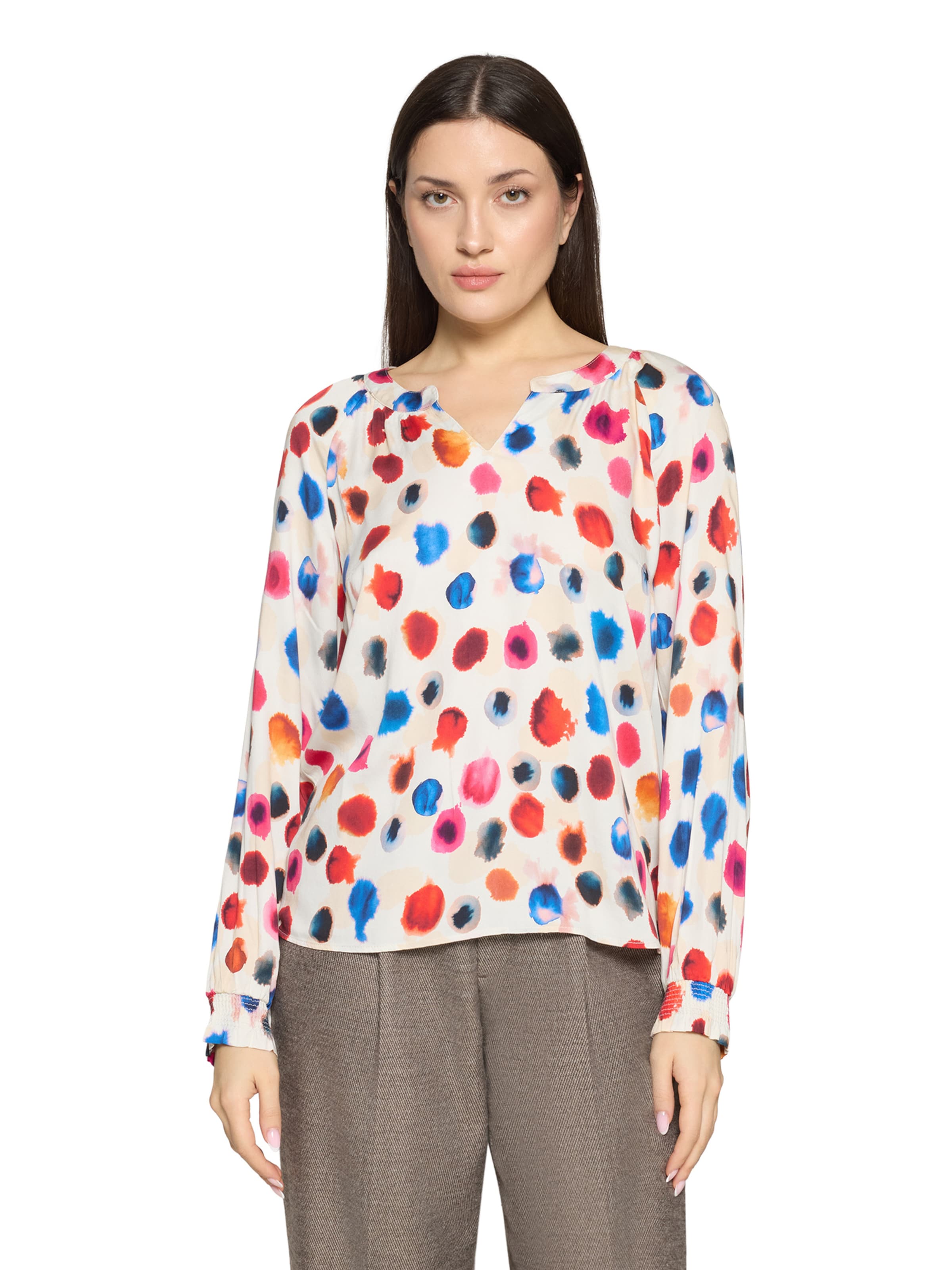 Chemisier Cartoon en beige : devant