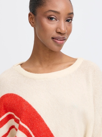 ICHI - Jersey 'IHKAMARA' en beige