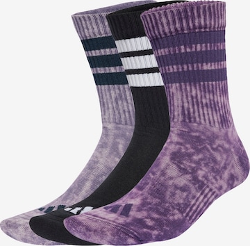 ADIDAS SPORTSWEAR Sportsocken 'Stonewash Crew 3 Pairs' in Lila: Vorderseite