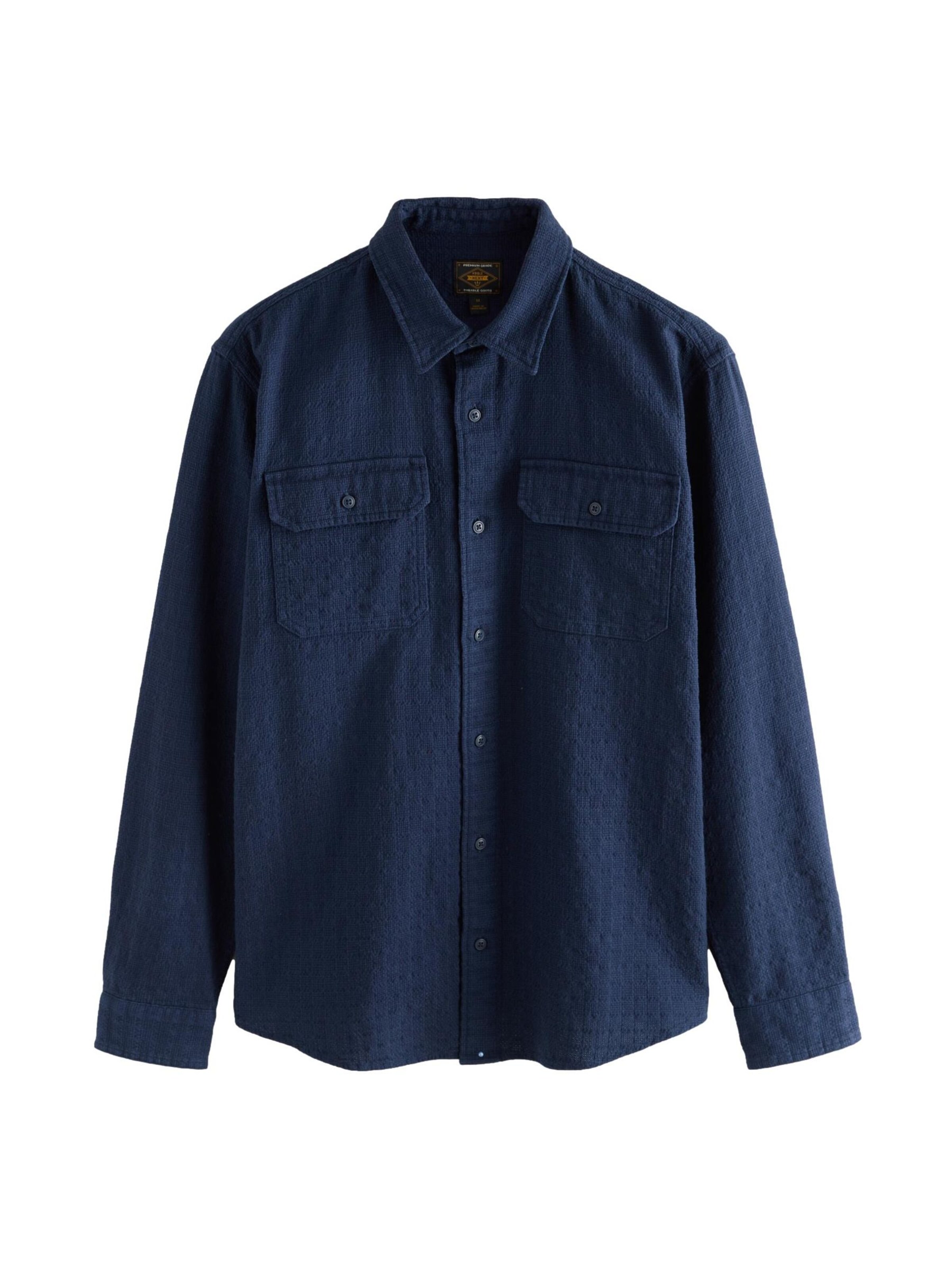 Next Button Up Shirt in Blue, Item view