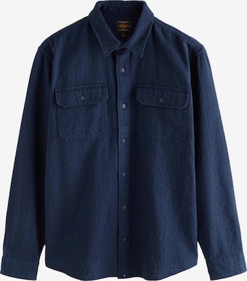 Next Средняя посадка Рубашка в Синий: спереди