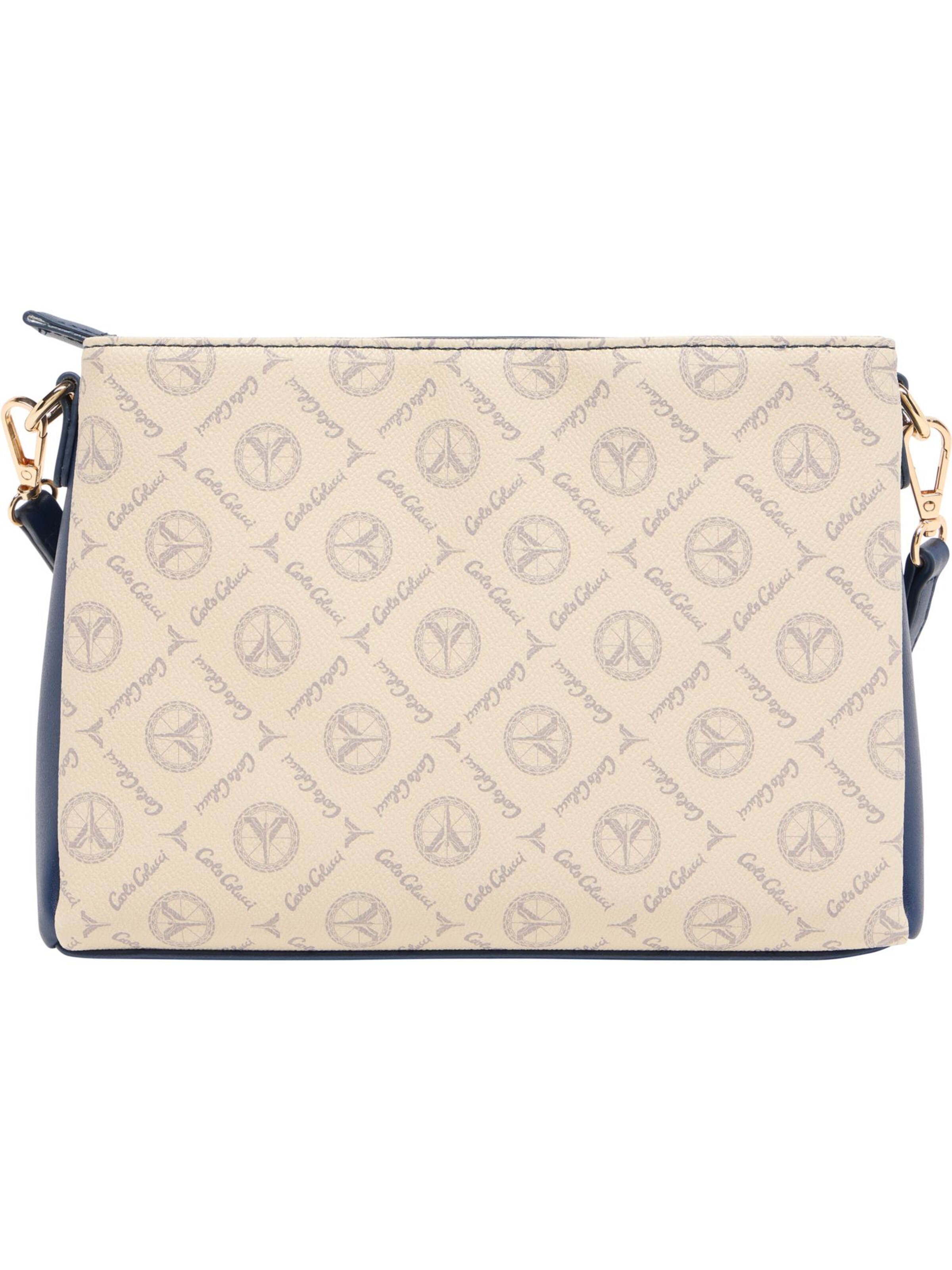 Carlo Colucci Umhängetasche 'Farina' in Beige