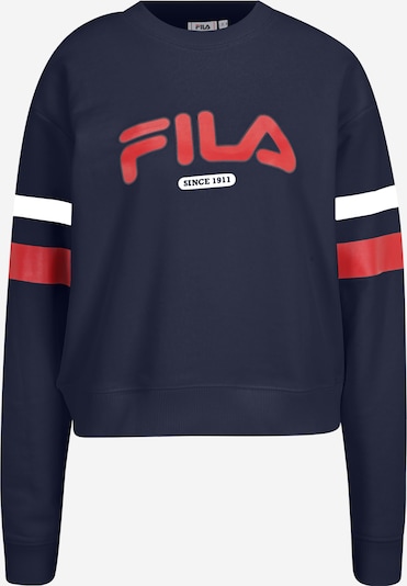 FILA Sweatshirt 'LATUR' in rot / schwarz / weiß, Produktansicht