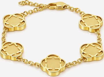 Eternal Armband 'Raw Clover' in Gold: Vorderseite