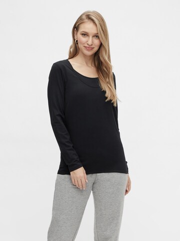 MAMALICIOUS Shirt 'Emma' in Schwarz