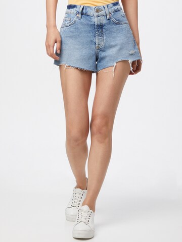 River Island Regular Jeans 'HANNAH' in Blauw: voorkant