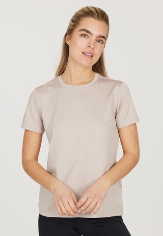 ENDURANCE Performance shirt 'Maje' in Beige: front