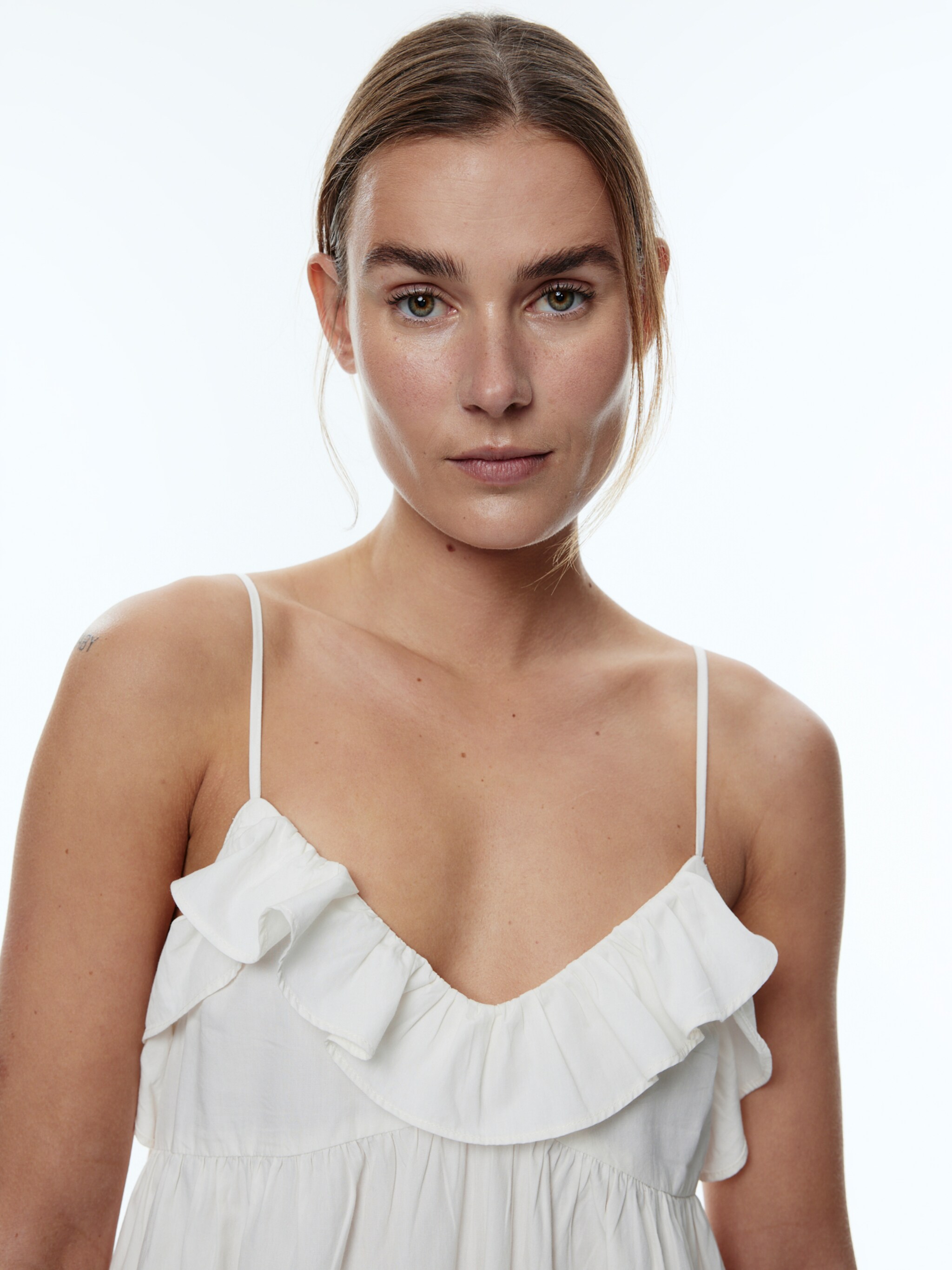 EDITED Producten Jurk 'Blossom' Beige