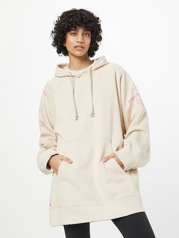 ADIDAS BY STELLA MCCARTNEY Sport sweatshirt 'Pull-On' i beige: framsida