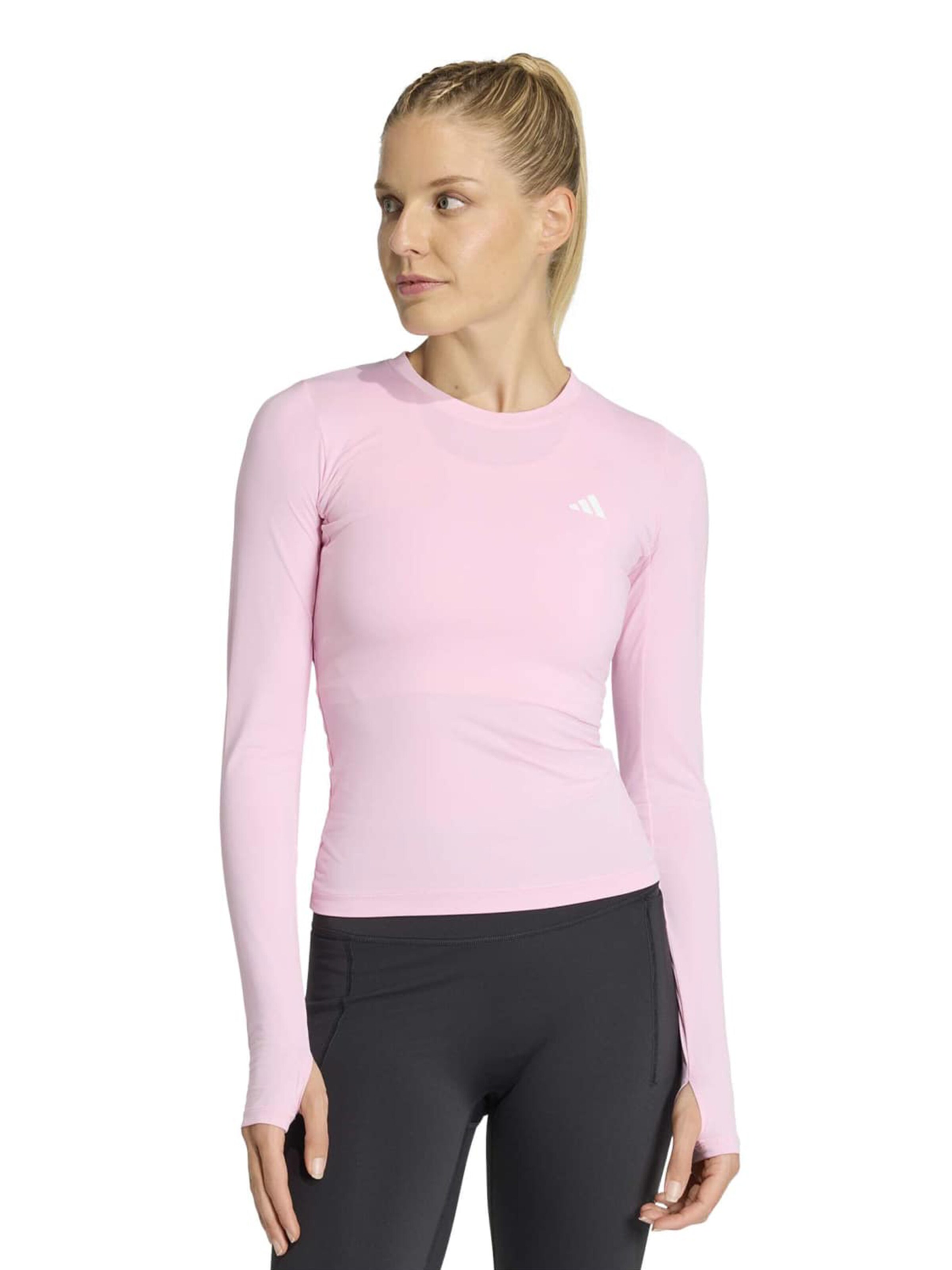 ADIDAS PERFORMANCE Функциональная футболка 'Power Essentials' в Ярко-розовый: спереди