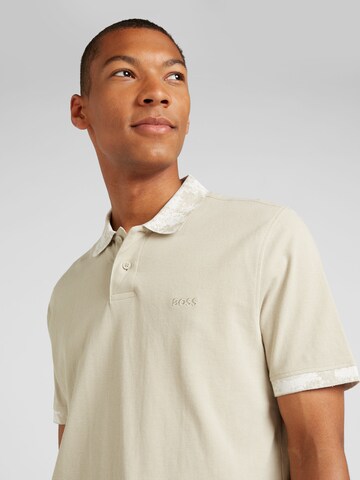 BOSS T-shirt 'Camo' i beige