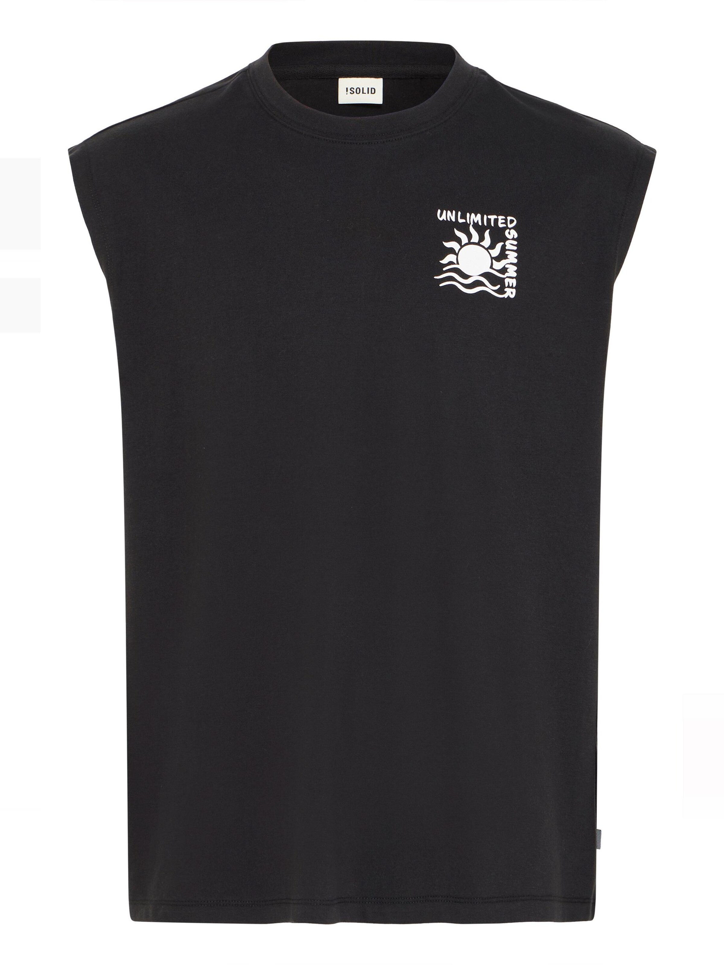 !Solid Shirt ' SDOLAV ' in Black: front