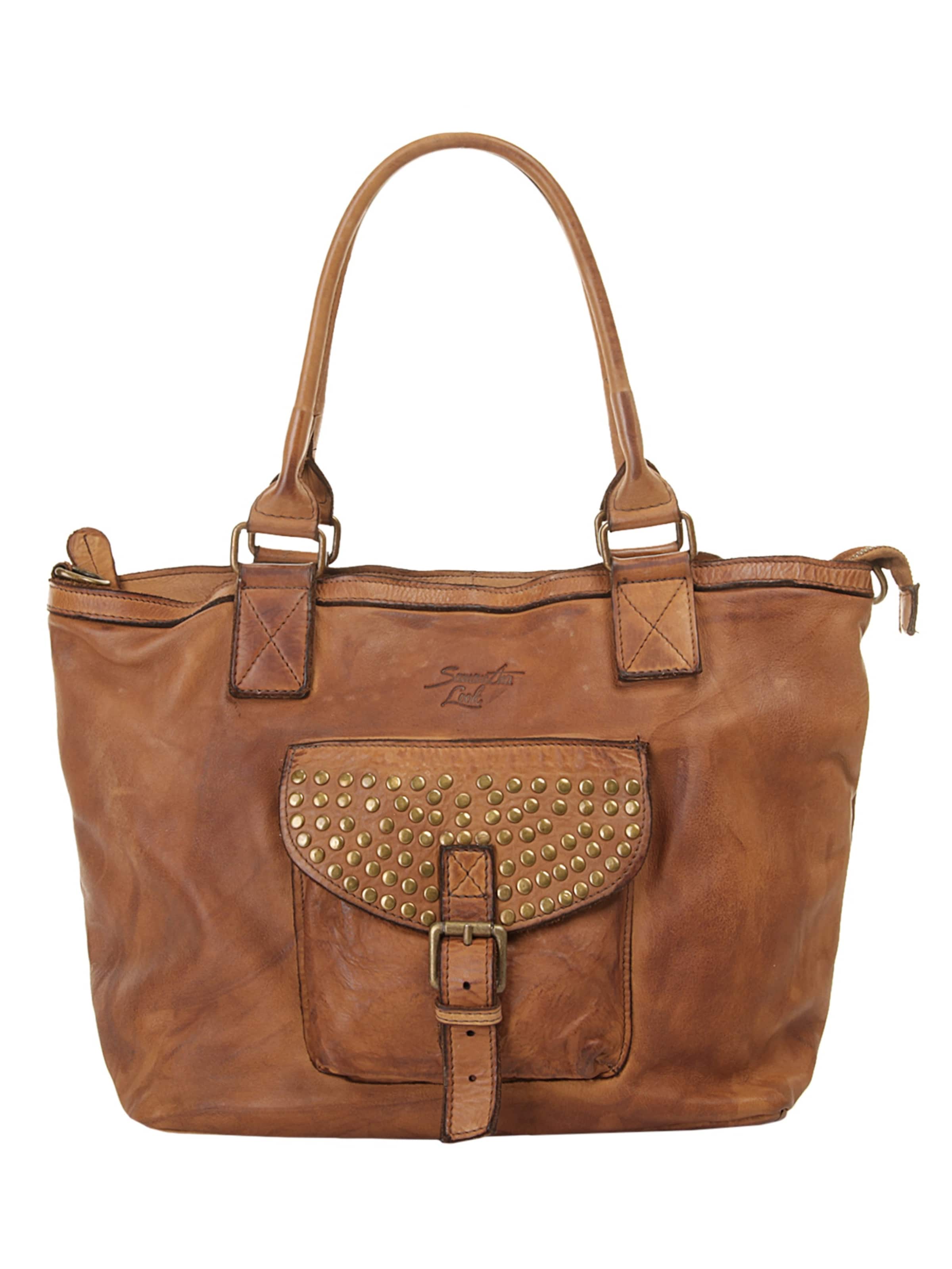 Cabas Samantha Look en marron : devant