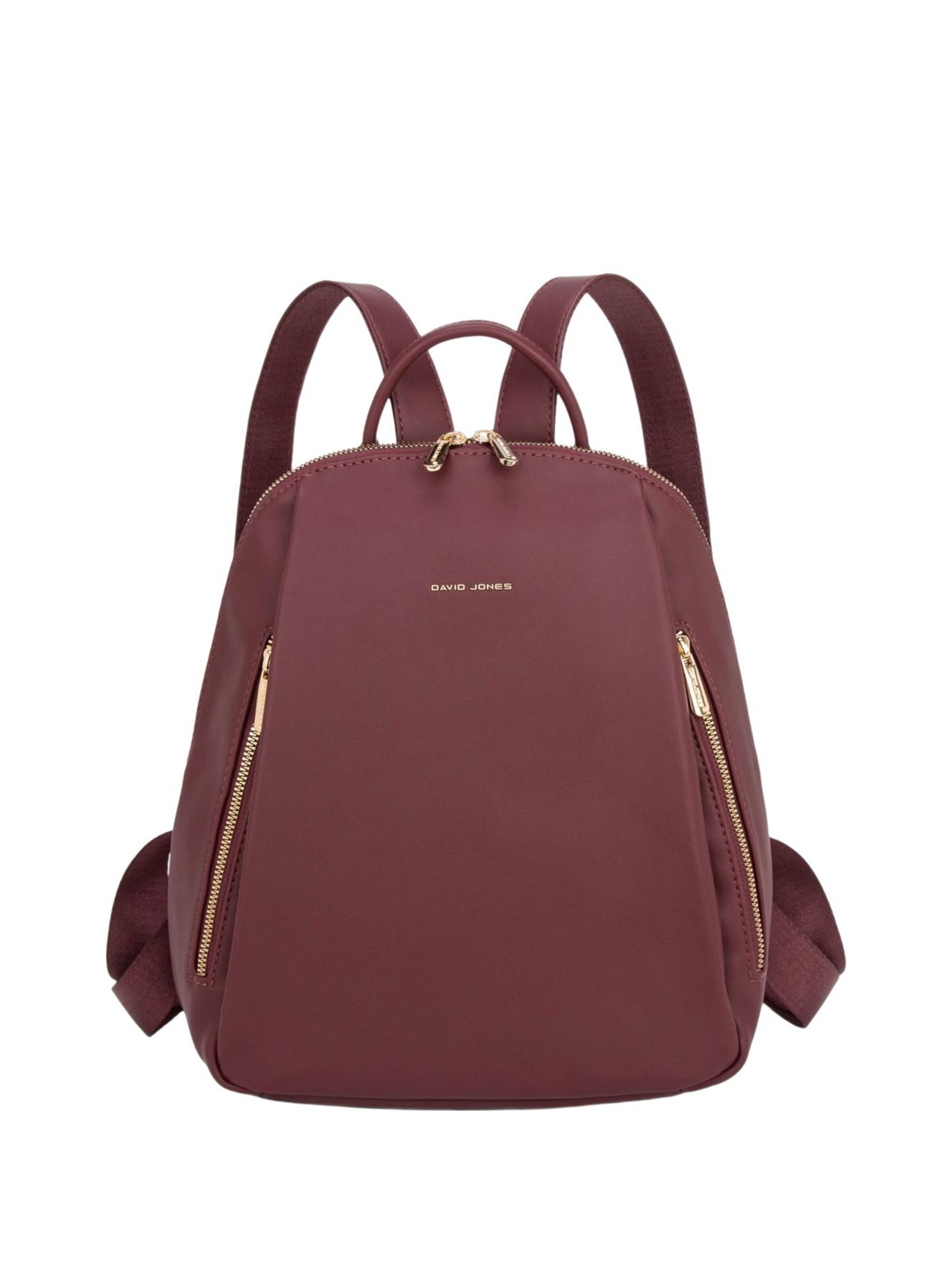 Zaino 'Zaino donna David Jones poliuretano' di David Jones in rosso: frontale