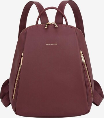 Zaino 'Zaino donna David Jones poliuretano' di David Jones in rosso: frontale
