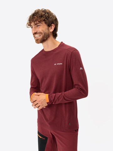 VAUDE Functioneel shirt 'Sveit II' in Rood: voorkant