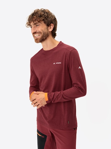 VAUDE Functioneel shirt 'Sveit II' in Rood: voorkant