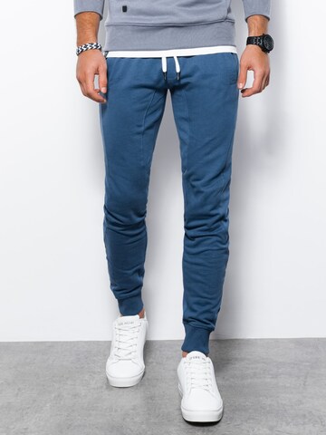 Coupe slim Pantalon 'P948' Ombre en bleu