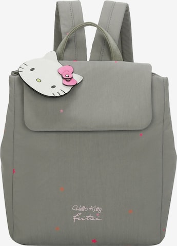 Fritzi aus Preußen Backpack 'Hello Kitty' in Green: front