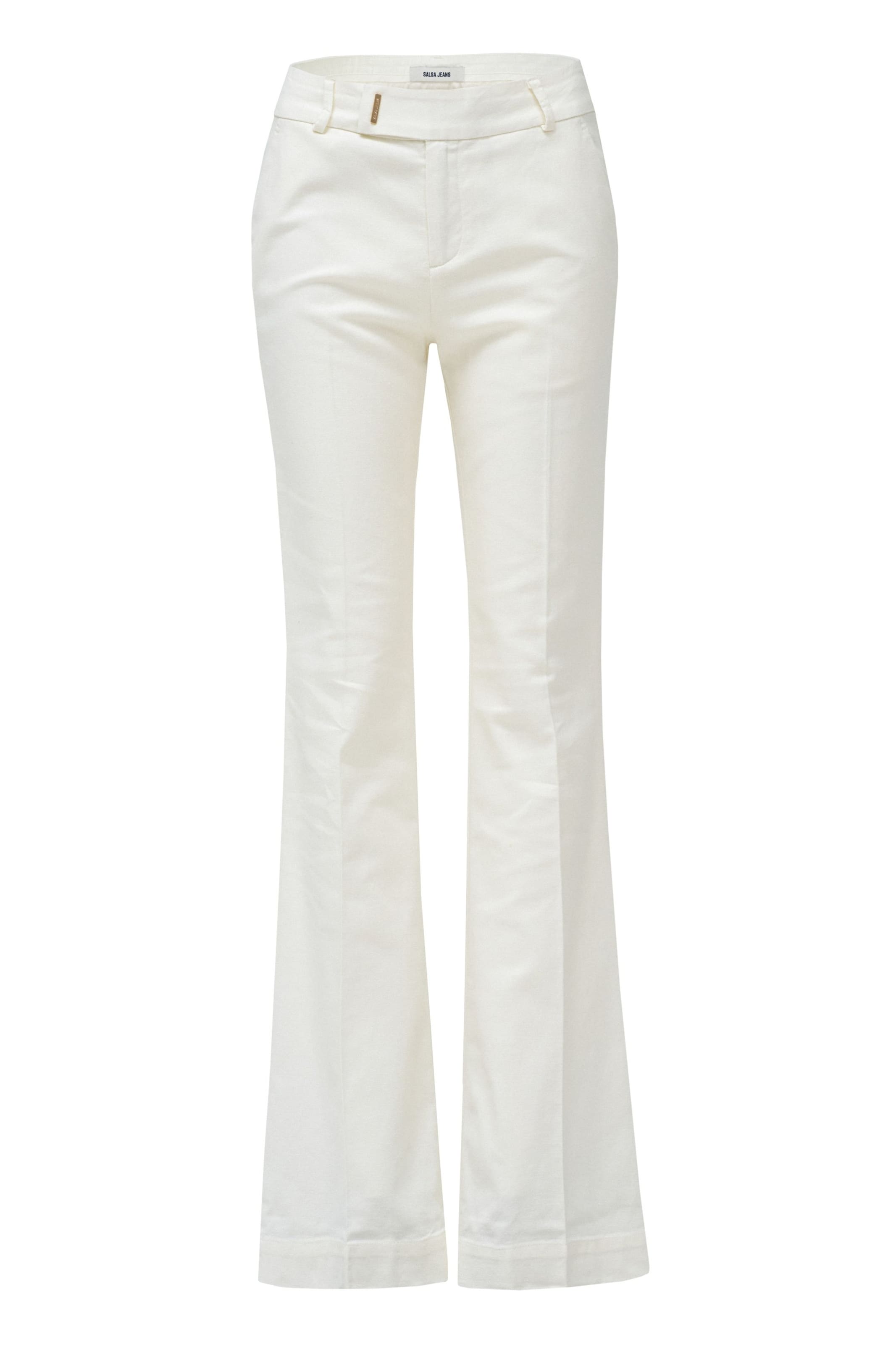 Salsa Jeans Flared Chino in Beige: voorkant