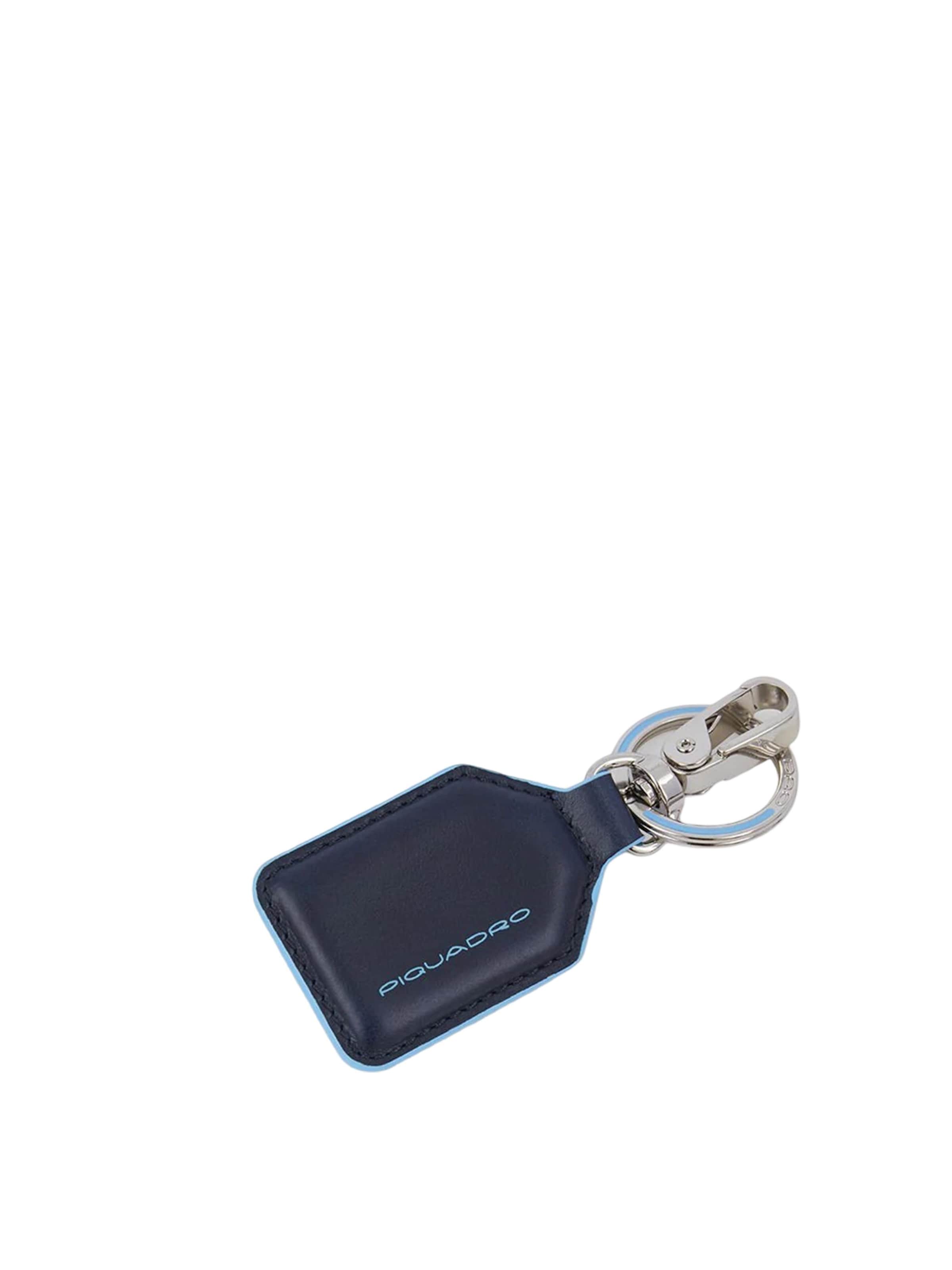 Piquadro Sleutelhanger in Blauw: voorkant