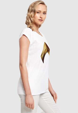 ABSOLUTE CULT Shirt 'Aquaman - Emblem' in Wit