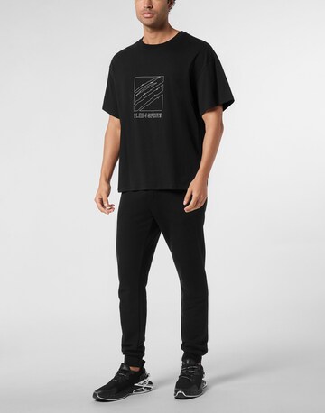 Plein Sport - Camiseta 'Scratch' en negro
